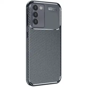 V30 Lite 4G Kılıf Auto Focus Karbon Kapak - Siyah