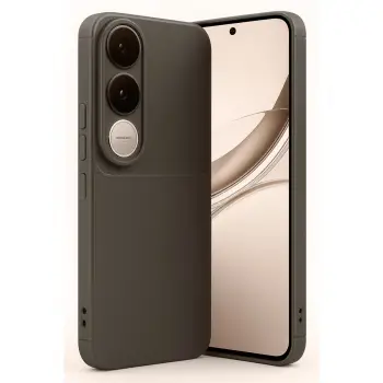 V50 Lite 4G Auto Focus Karbon Kapak - Kahverengi
