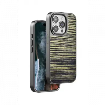 Venco Apple iPhone 14 Pro Max Wave Kapak - Koyu Kahve