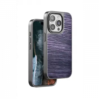 Venco Apple iPhone 14 Pro Wave Kapak - Derin Mor