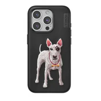 Venco iPhone 15 Pro Perma Desenli Kapak - Siyah