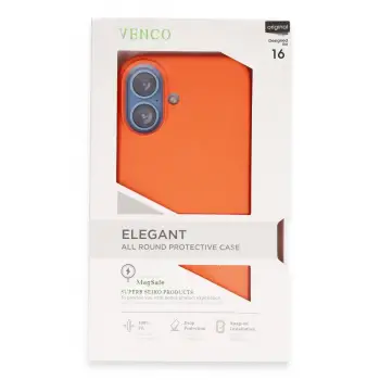 Venco iPhone 16 Home Magsafe Kapak - Turuncu