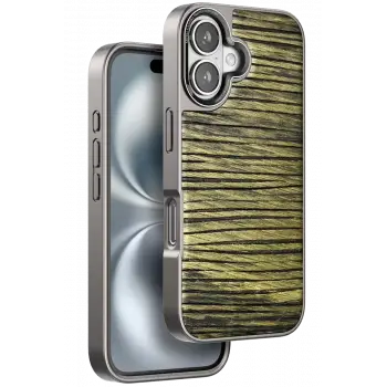 Venco Apple iPhone 16 Wave Kapak - Koyu Kahve