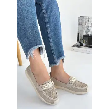 Wata Bej Triko Babet Ayakkabı