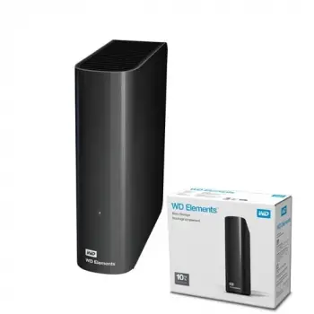 WD 3.5 ELEMENTS 10TB USB 3.0 TAŞINABİLİR DISK SİYAH WDBWLG0100HBK-EESN