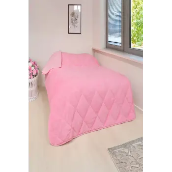 WELSOFT YORGAN TEK KİŞİLİK 155*220 YORGAN-Pembe