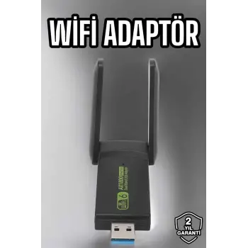 Wifi Adaptör Çift Bantlı Kablosuz Wifi Adaptörü