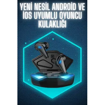 Wireless Kulaklık Mikrofonlu Bluetooth Oyuncu Kulaklığı