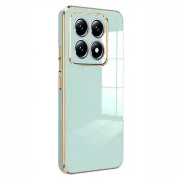 Xiaomi Mi 14T Pro Volet Silikon - Açık Yeşil