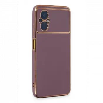 Xiaomi Poco M5 Kılıf Volet Silikon - Mor