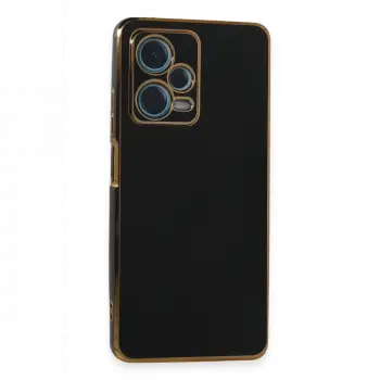 Xiaomi Redmi Note 12 Pro Plus Kılıf Volet Silikon - Siyah