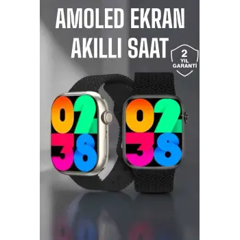 Yeni Nesil Akıllı Saat Arama Cevaplama GPS Takibi Adımsayar NFC Özelliği