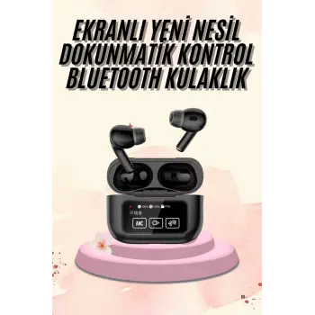 Yeni Nesil Pro Ekranlı Bluetooth Kulaklık 5.0 Bluetooth