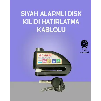 Yüksek Sesli 110dB Çelik Disk Kilidi Su Geçirmez