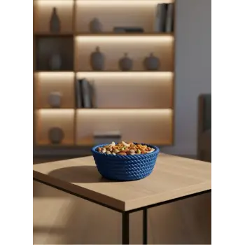 YUVARLAK ÇEREZLİK LACİVERT