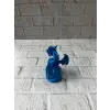 12 cm Mavi Ejderha Figürü Koleksiyonluk Dekoratif Biblo