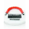 12 Parça Esnek Bits Uç Seti 300 mm Esnek Şaftlı Tornavida Uç Seti