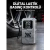 12.000 mAh Akü Takviye Destekli LED Işıklı Araç Kompresörü