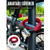 15 mm Kalın Çelik Halat ile Bisikletiniz İçin Güvenli Koruma