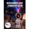 180 Derece Dönebilen Astronot Masa ve Gece Lambası Projektör Yeni Nesil