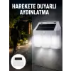 3 in 1 Solar Duvar Lambası – IP65 Su Geçirmez, Hareket Sensörlü Yeni Nesil