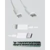 30W Type-C Lightning Hızlı Şarj Kablosu 1.2m iPhone Uyumlu