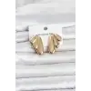 316L Çelik Gold Renk Vintage Kadın Küpe