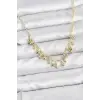 316L Çelik Zincir Gold Renk Kadın Kolye