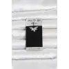 316L Cerrahi Çelik Zirkon Taşlı Göbek Piercing
