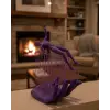 3D El İnsan Figürü Mor Modern Masa Üstü Ev ve Ofis Dekoru