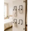4lü Duvar Tipi Yapışkanlı Askı Pratik Ev ve Banyo Askılık Seti