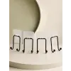 4lü Duvar Tipi Yapışkanlı Askı Pratik Ev ve Banyo Askılık Seti