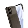 400 Kılıf Auto Focus Karbon Kapak - Kahverengi