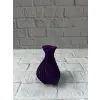 5 cm Mor Kalp Formlu Mini Vazo Modern Mini Dekor Ürünü