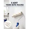 5’li Mini Rulo Boya Seti Duvar Tavan Emülsiyon Uygulama