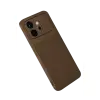 600 Auto Focus Karbon Kapak - Kahverengi