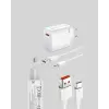67 Watt Type C Şarj Adaptörü Asus Zenfone 7 8 9 Uyumlu