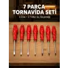 7 Parça Tornavida Seti Manyetik Uç Ergonomik Sap
