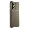 A5 Pro 4G Kılıf Auto Focus Karbon Kapak - Kahverengi