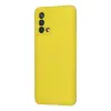 A74 4G Kılıf Nano içi Kadife Silikon - Sarı