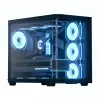 Aerocool AE P500C BK 4x12cm Mirror A-RGB Fanlı, Panoramik Tempered Panel, ATX