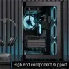 Aerocool AE P500C BK 4x12cm Mirror A-RGB Fanlı, Panoramik Tempered Panel, ATX