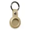Airtag Anahtarlık Deri Kılıf - Gold