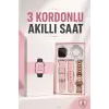 Akıllı Saat Amoled Ekran 3 Kordonlu Aksesuar Hediyeli Sesli Görüşme