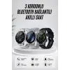 Akıllı Saat Amoled Ekran Bluetooth Bağlantılı Sesli Görüşme Nabız Ölçer