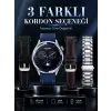 AMOLED Ekranlı Bluetooth Akıllı Saat 3 Kordonlu Uzun Pil Ömürlü