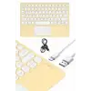 Android ve İOS Uyumlu Bluetooth Klavye Touchpad Slim Kablosuz Wifi Q Klavye
