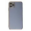 Apple iPhone 11 Pro Max Kılıf Volet Silikon - Mavi
