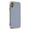 Apple iPhone 12 Kılıf Volet Silikon - Mavi