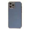 Apple iPhone 12 Pro Kılıf Volet Silikon - Mavi